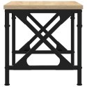 STOJAK POD DRUKARKĘ DĄB SONOMA ORGANIZER BIURKO PÓŁKA LOFT METALOWA 40X30X31CM