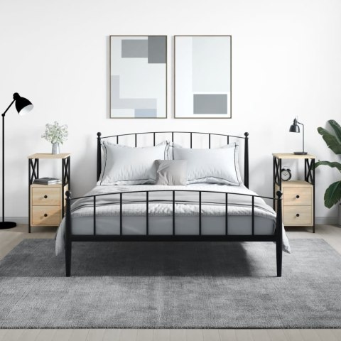 SZAFKI NOCNE 2 SZT. DĄB SONOMA 34X35,5X70CM