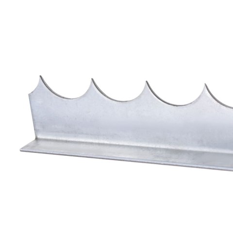 VidaXL Kolce ochronne, 4 szt., 1 m, stal galwanizowana