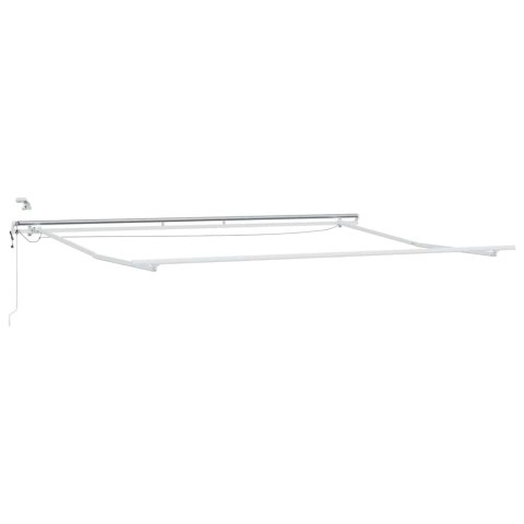 RAMA MARKIZY ZE LED LIGHTS BIAŁY 450 × 300CM ALUMINIUM