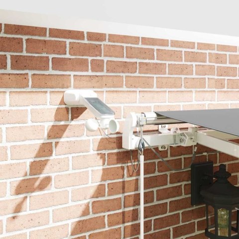 RAMA MARKIZY ZE LED LIGHTS BIAŁY 450 × 300CM ALUMINIUM