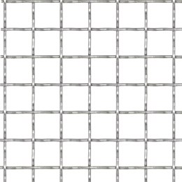 VidaXL Siatka ogrodzeniowa, stal nierdzewna, 50x50 cm, 21x21x2,5 mm
