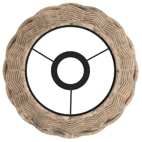 VidaXL Klosz do lampy wiszącej, brązowy, Ø20x15 cm, wiklina