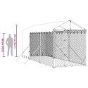 KOJEC DLA PSA Z DACHEM SREBRNY 2X6X2,5 M STAL GALWANIZOWANA