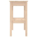 VidaXL Stolik konsolowy, 80x40x75 cm, lite drewno sosnowe