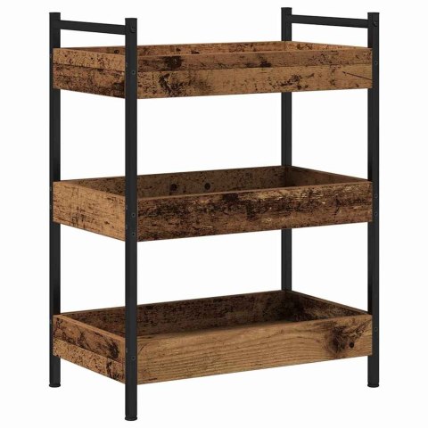 VidaXL Wózek Kuchenny Stare drewno 50 x 30 x 70 cm