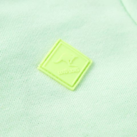 Bluza dziecięca z kapturem i zapięciem na zamek, jasna zieleń, 128