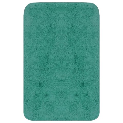 2-CZĘŚCIOWY ZESTAW MAT ŁAZIENKOWYCH TKANINA TURKUS