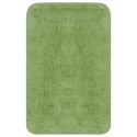 3-CZĘŚCIOWY ZESTAW MAT ŁAZIENKOWYCH TKANINA ZIELONY
