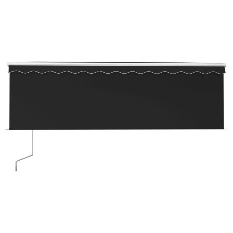 AUTOMATYCZNA MARKIZA Z ZASŁONĄ LED I CZUJNIKIEM WIATRU 4X3M