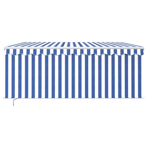 RĘCZNIE ZWIJANA MARKIZA Z ZASŁONĄ I LED 3,5X2,5M