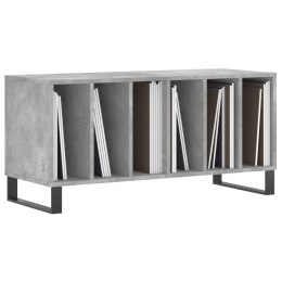 SZAFKA NA PŁYTY WINYLOWE SZAROŚĆ BETONU 100X38X48CM