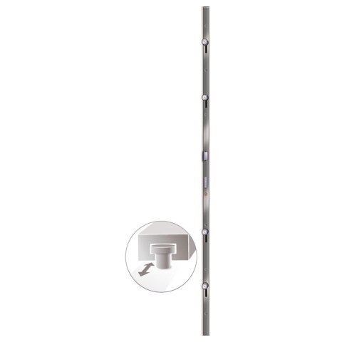 VidaXL Drzwi wejściowe, białe, 98x200 cm, PVC