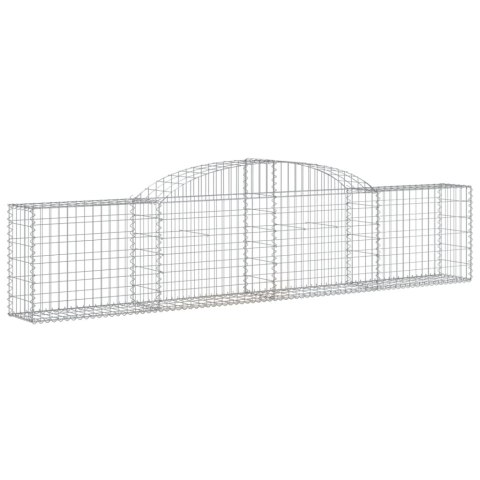 KOSZE GABIONOWE 7 SZT. 300X30X60/80CM GALWANIZOWANE ŻELAZO