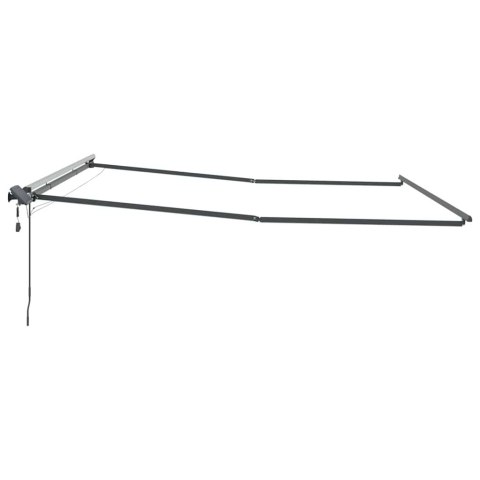 RAMA MARKIZY ZE LED LIGHTS ANTRACYT 500 × 350CM ALUMINIUM