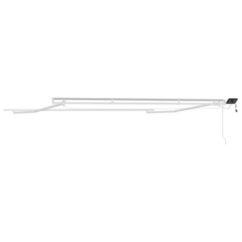 RAMA MARKIZY ZE LED LIGHTS BIAŁY 400 × 300CM ALUMINIUM