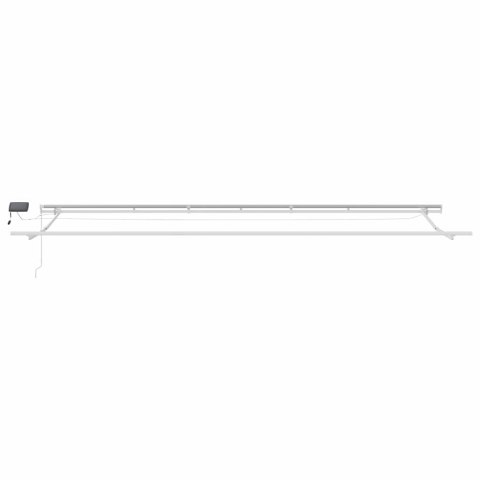 RAMA MARKIZY ZE LED LIGHTS BIAŁY 600 × 350CM ALUMINIUM