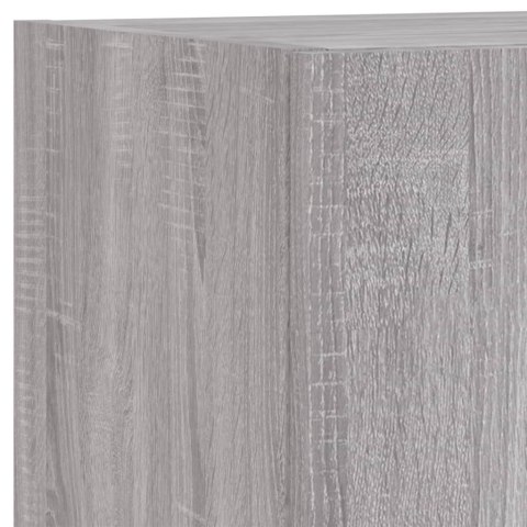 VidaXL 5-częściowy zestaw mebli TV z LED, szary dąb sonoma