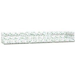 VidaXL Poduszki na palety, 7 szt., wzór w liście, tkanina