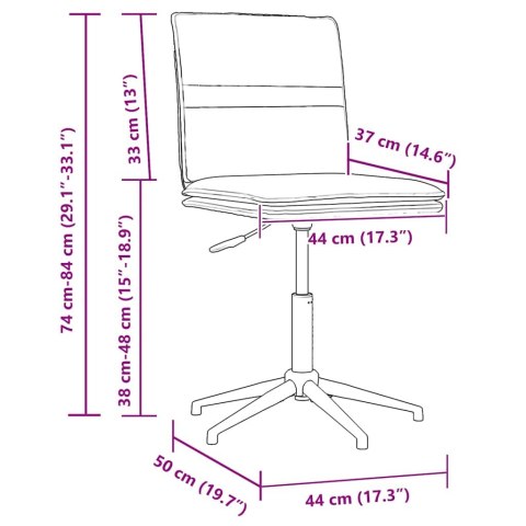 VidaXL Krzesła stołowe, 2 szt., niebieskie, aksamitne