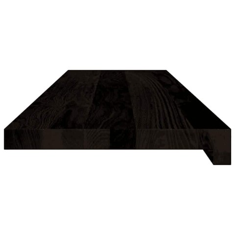 STOPNIE SCHODOWE 16 SZT. BRĄZOWE 90X25X2CM LITE DREWNO DĘBOWE