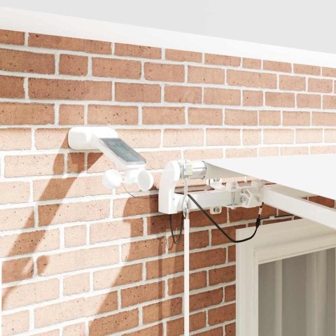 MARKIZA ZWIJANA BIAŁY 350X250CM POLIESTER I METAL