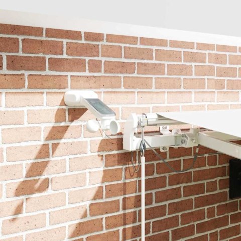 VidaXL Markiza zwijana Biały 450 × 300 cm Poliester i Metal