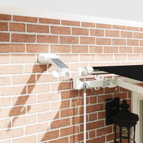 MARKIZA ZWIJANA CZARNY 400 × 300CM POLIESTER I METAL