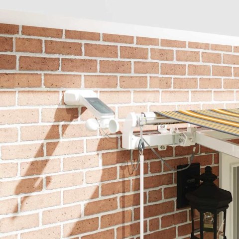 MARKIZA ZWIJANA WIELOKOLOROWE 400 × 300CM POLIESTER I METAL