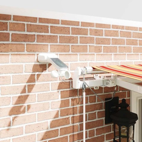 MARKIZA ZWIJANA ZE LED LIGHTS ŻÓŁTY I POMARAŃCZOWY 400 × 300CM