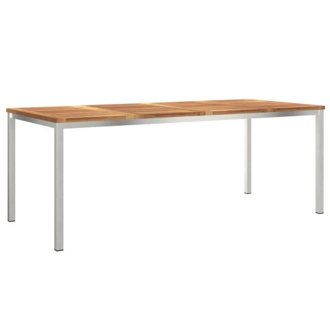 VidaXL Zestaw do jedzenia na zewnątrz 7 pcs Lite drewno teakowe