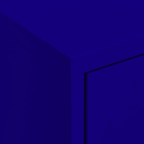 VidaXL Szafka, granatowa, 80x35x101,5 cm, stalowa