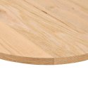 VidaXL Blat stołu, 80x40x2 cm, drewno dębowe, owalna