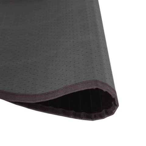 VidaXL Dywan okrągły, ciemnobrązowy, 100 cm, bambusowy