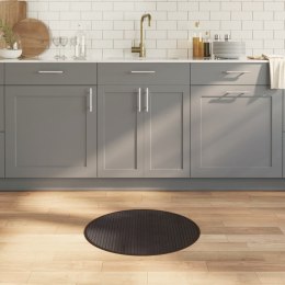 VidaXL Dywan okrągły, ciemnobrązowy, 60 cm, bambusowy