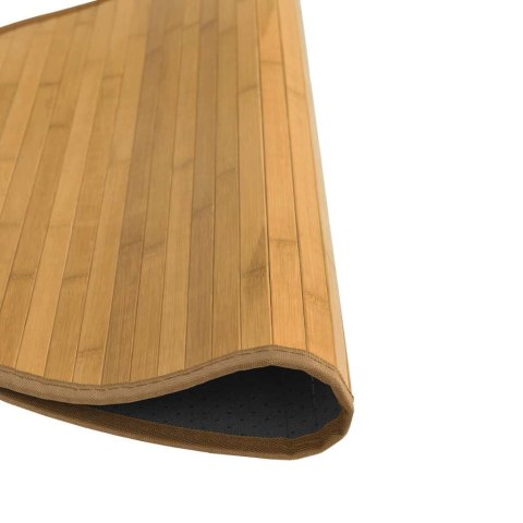 VidaXL Dywan okrągły, naturalny, 100 cm, bambusowy