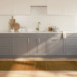 VidaXL Dywan prostokątny, brązowy, 70x400 cm, bambusowy