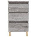 VidaXL Szafka nocna, szary dąb sonoma, 40x35x70 cm
