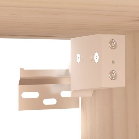 VidaXL Szafka ścienna, 80x30x30 cm, lite drewno sosnowe