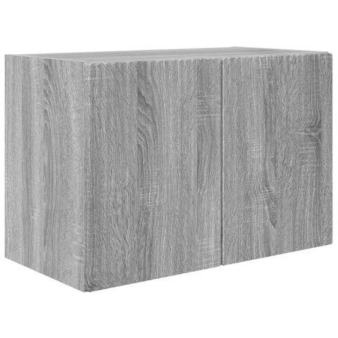 VidaXL Zestaw szafki pod telewizor na ścianę 4 pcs Szary Sonoma