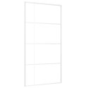 DRZWI PRZESUWNE SZKŁO ESG I ALUMINIUM 102,5X205CM BIAŁY