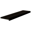 STOPNIE SCHODOWE 12 SZT. BRĄZOWE 100X25X2CM LITE DREWNO DĘBOWE