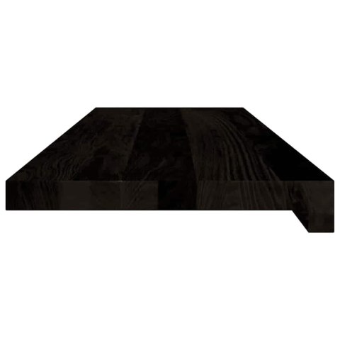 STOPNIE SCHODOWE 16 SZT. BRĄZOWE 80X25X2CM LITE DREWNO DĘBOWE