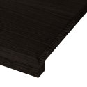 STOPNIE SCHODOWE 16 SZT. BRĄZOWE 80X25X2CM LITE DREWNO DĘBOWE