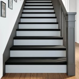 STOPNIE SCHODOWE 4 SZT. BRĄZOWE 90X30X2CM LITE DREWNO DĘBOWE