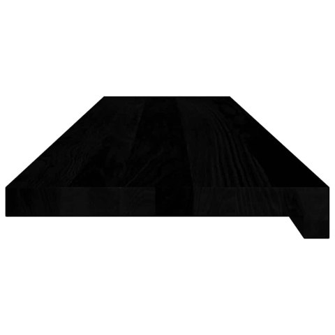 STOPNIE SCHODOWE 8 SZT. BRĄZOWE 100X25X2CM LITE DREWNO DĘBOWE