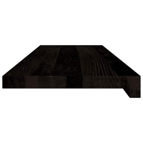 STOPNIE SCHODOWE 16 SZT. BRĄZOWE 80X30X2CM LITE DREWNO DĘBOWE