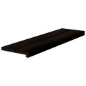 STOPNIE SCHODOWE 2 SZT. BRĄZOWE 90X30X2CM LITE DREWNO DĘBOWE
