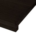STOPNIE SCHODOWE 2 SZT. BRĄZOWE 90X30X2CM LITE DREWNO DĘBOWE