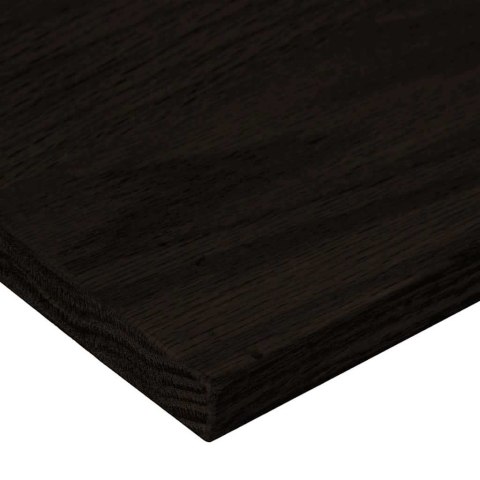 STOPNIE SCHODOWE 2 SZT. BRĄZOWE 90X30X2CM LITE DREWNO DĘBOWE